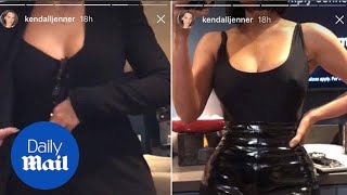 Kendall Jenner can't get over Kim & Khloe Kardashian's figures
