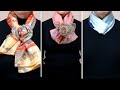 14가지 스카프 예쁘게 매는법, 다양한 스카프 매는법 #28. 14 Best ways to tie a scarf.