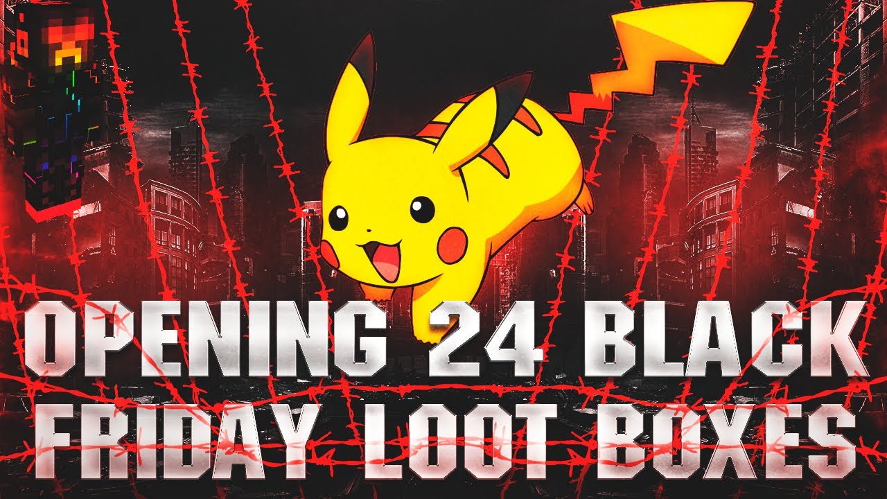 Opening 24 Black Friday Loot Boxes | PikaNetwork OPSkyBlock