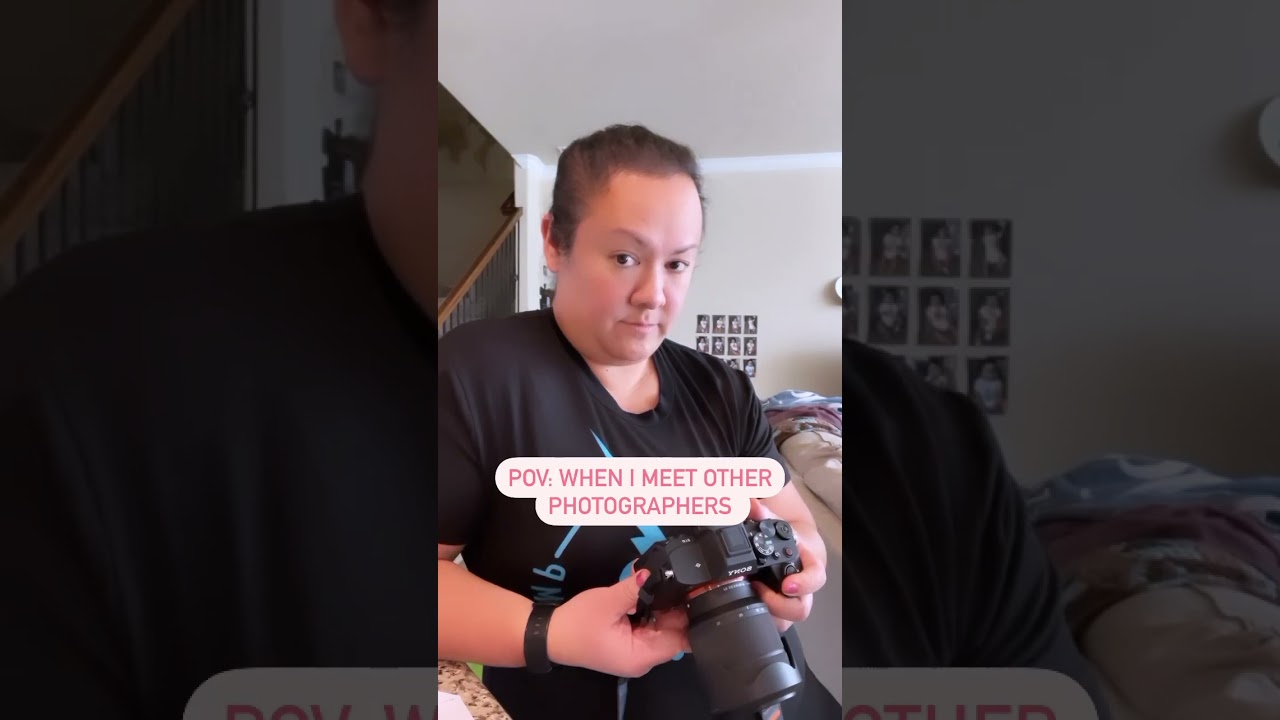 When I meet other photographers. 