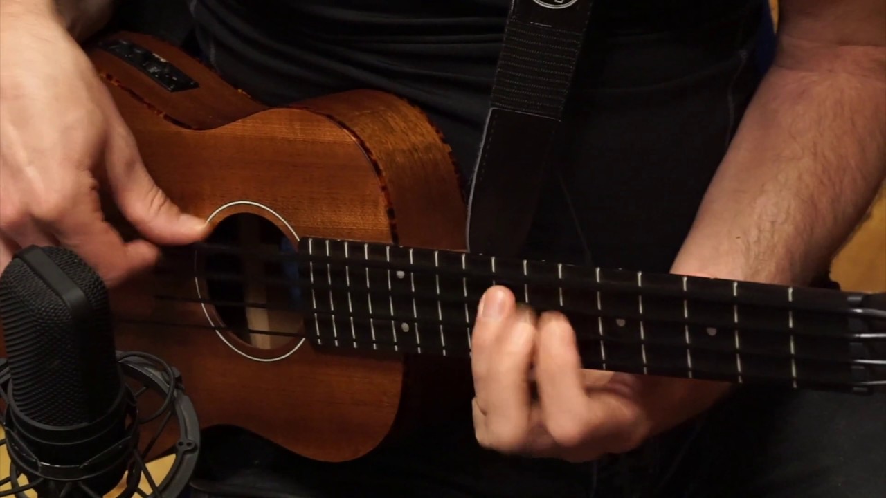 Ukulele U bass fast walking jazz blues YouTube