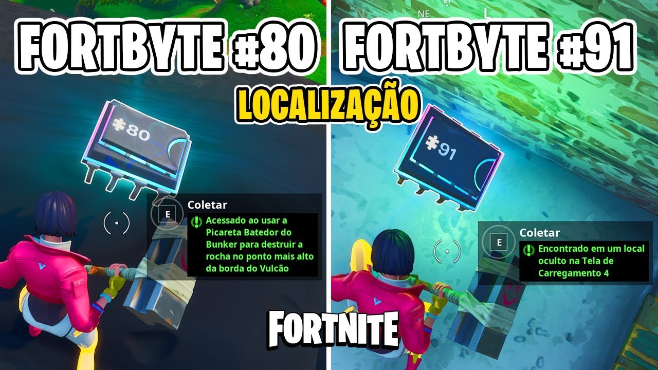 FORTBYTE #81 e FORTBYTE #91 - PICARETA BATEDOR DO BUNKER e TELA DE CARREGAMENTO 4