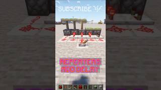How REPEATERS add DELAY for PISTON EXTENDERS! | Redstone with PsiVolt #minecraft #redstone