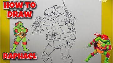 How To Draw Raphael | TMNT Mutant Mayham | Step by Step #drawing #tmnt