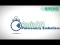 Pulmonary Embolism | Nursing Care for PE Patient for NCLEX