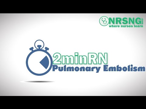 Pulmonary Embolism | Nursing Care for PE Patient for NCLEX