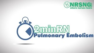 Pulmonary Embolism | Nursing Care for PE Patient for NCLEX screenshot 4