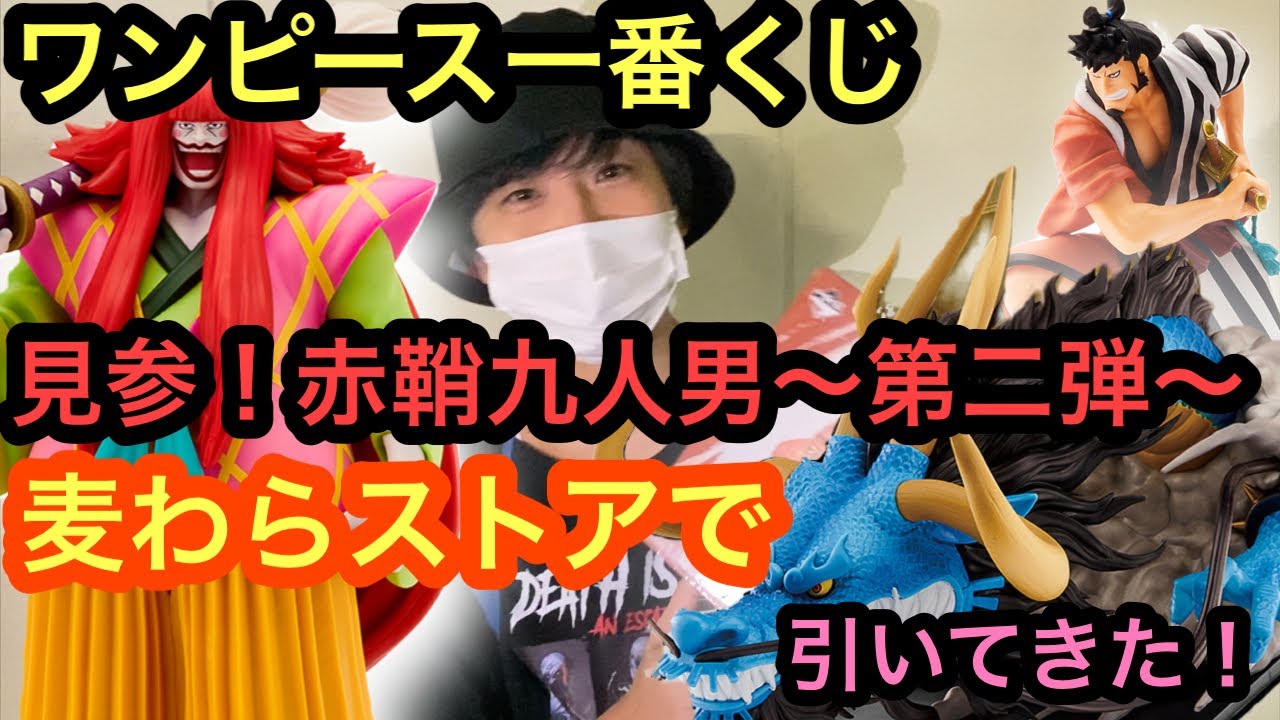 一番くじ ワンピース 見参 赤鞘九人男 第二弾 引いてきた結果 Youtube