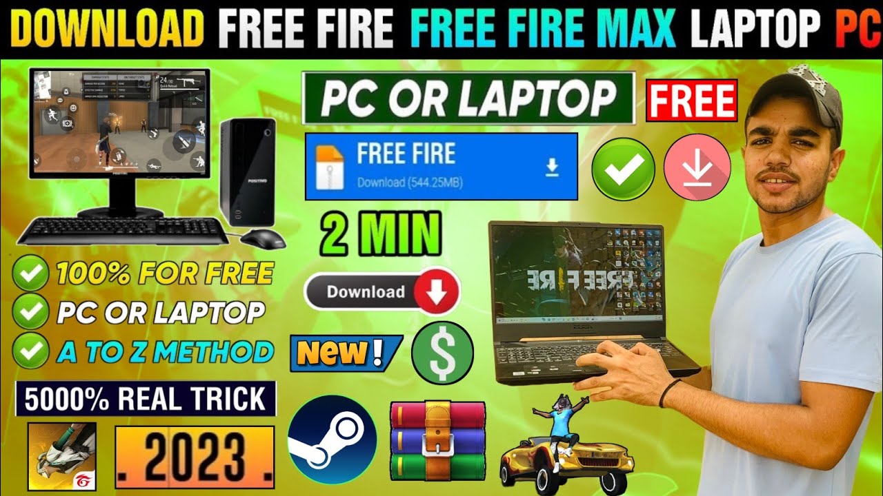 💻 FREE FIRE DOWNLOAD PC OR LAPTOP, FREE FIRE MAX DOWNLOAD PC