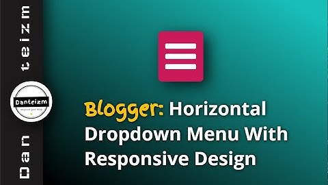 How to Add Dropdown Menu in Blogger (2025)