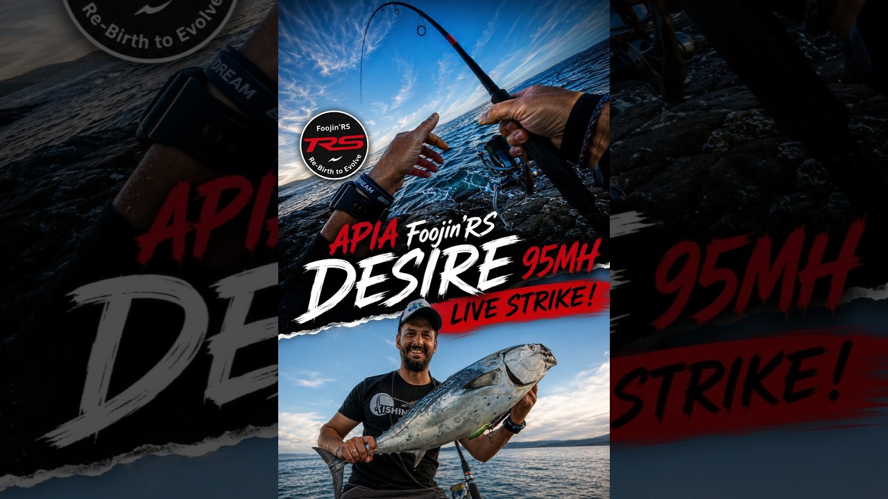 APIA Foojin'RS Desire 95MH μια μάχη με ντάσκα! A False Albacore on