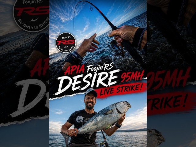 APIA Foojin'RS Desire 95MH μια μάχη με ντάσκα! A False Albacore on