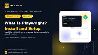 Playwright Tutorial For Beginners - 1 - Installation and Setup (2026) #playwrighttutorial