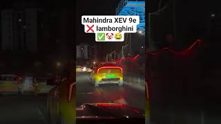 Mahindra XEV 9e in yellow colour looks like Lamborghini 💛 #mahindraxev9e #be6batmanedition