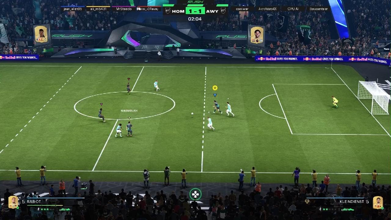 Adrien Rabiot skills and goal Rush EAFC 26 FUT 26