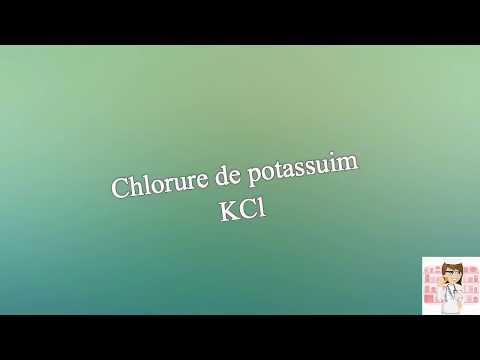 Vidéo: Chlorure De Potassium - Mode D'emploi, Indications, Doses, Analogues