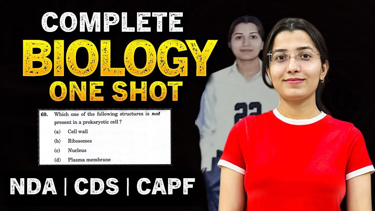 BIOLOGY ONESHOT FOR NDA AND CDS 1 2026 | NEHA CHAUDHARY MAM | 