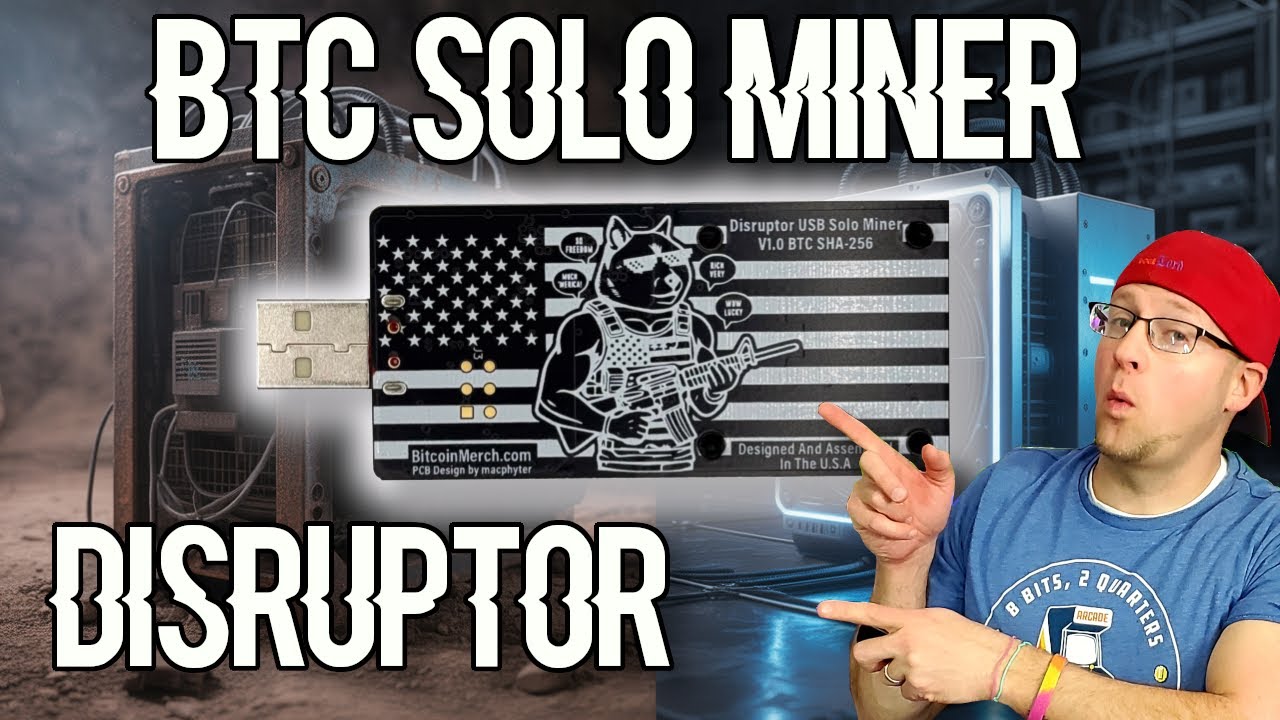 ⚡Cheap Bitcoin Solo Miner - Disruptor | Unbox, Setup, & Review  #bitcoinmining #bitaxe 🛠