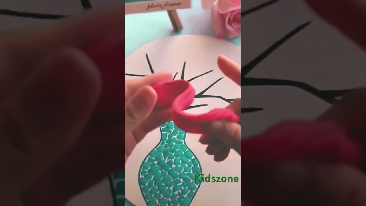 "art wok from egg shell."wash Nd dry egg shell and make a beautiful art for ur kids.😍