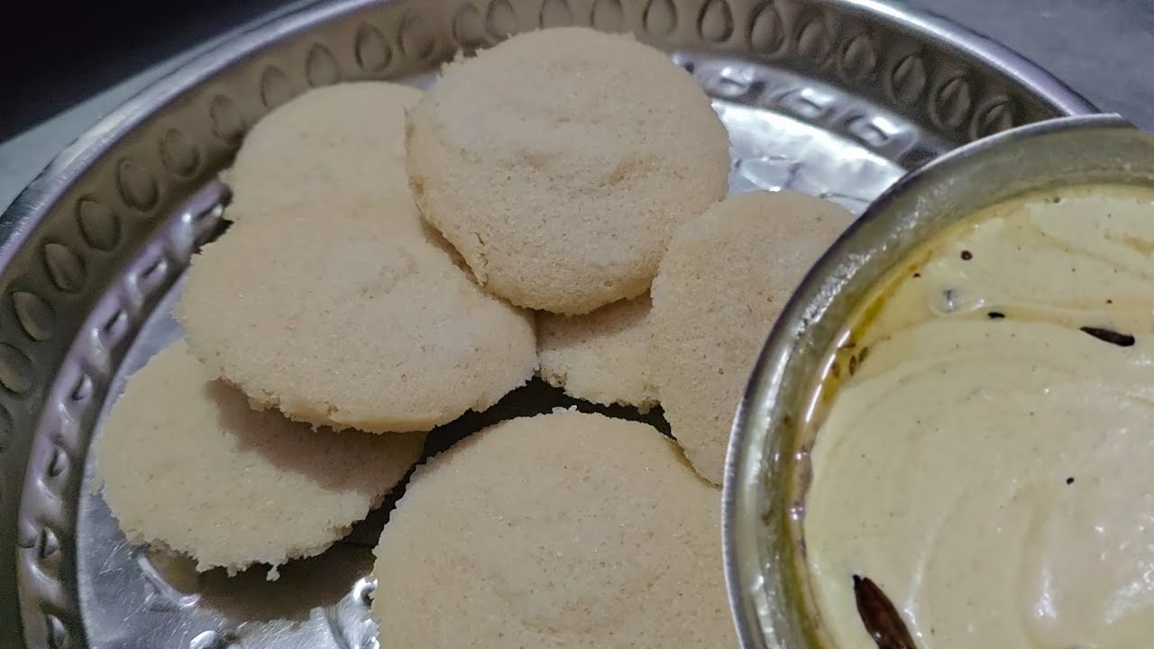Idli Recipe with Badam chutney💁‍♀️