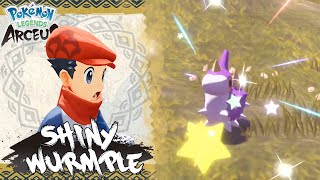 Shiny Wurmple Found 3 Times Shiny Living Dex Series In Pokemon Legends Arceus