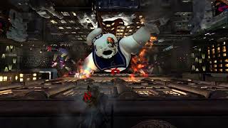 Ghostbusters Remastered  The Stay Puft Marshmallow Man Boss Fight