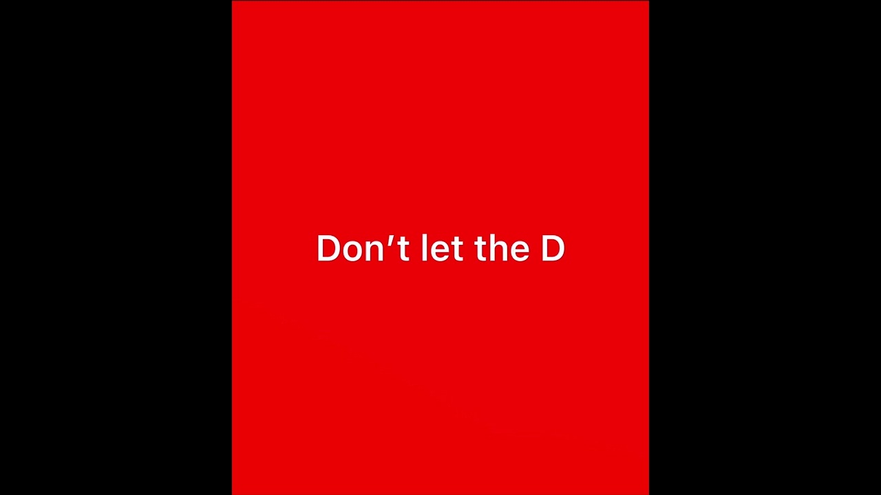Don’t let the D -liltravis