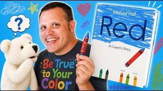 Red: A Crayon’s Story Read Aloud 🎨 | Identity & Self-Discovery Kids Book + Polar Bear Puppet Fun