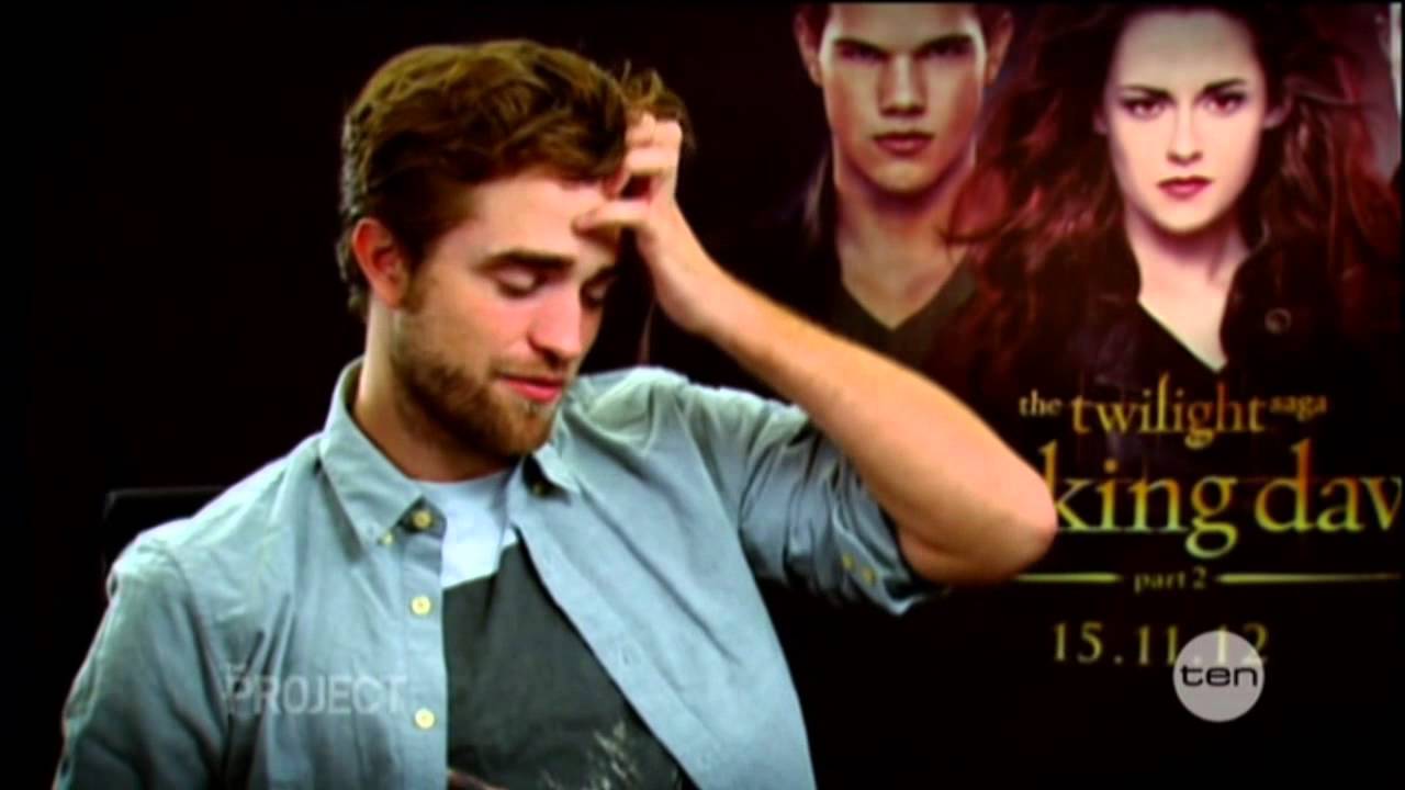 Robert Pattinson interview on The Project (2012) - The Twilight Saga: Breaking Dawn