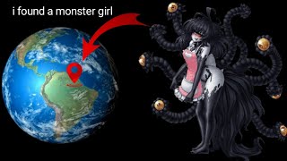 i found a monster girl 🤯 in real life on Google maps and Google earth 🌍#googleearth #googlemaps