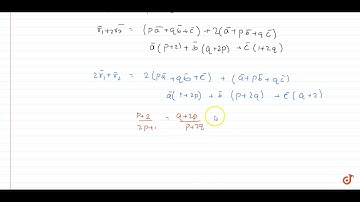 Given three non-zero,    non-coplanar vectors ` vec a , vec b ,a n d vec cdot vec r_1=p vec a+q...