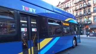 NYC Bus: Downtown Brooklyn bound XN40 745 B67 at 7 Av/Flatbush Av