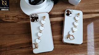 Electroplating Shiny Soft TPU Case With Love Heart Chain Bracelet Holder - on3121#shorts screenshot 3