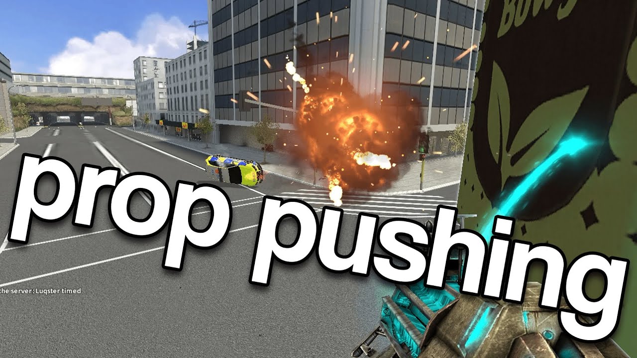 prop pushing champion (police rp) - YouTube