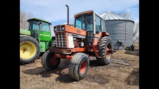 1978 International 1586 2wd Tractor, 3pt with Top Link, Partial Power Shift Transmission
