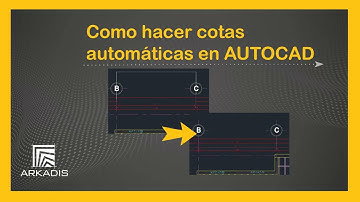 Cotas automáticas en Autocad