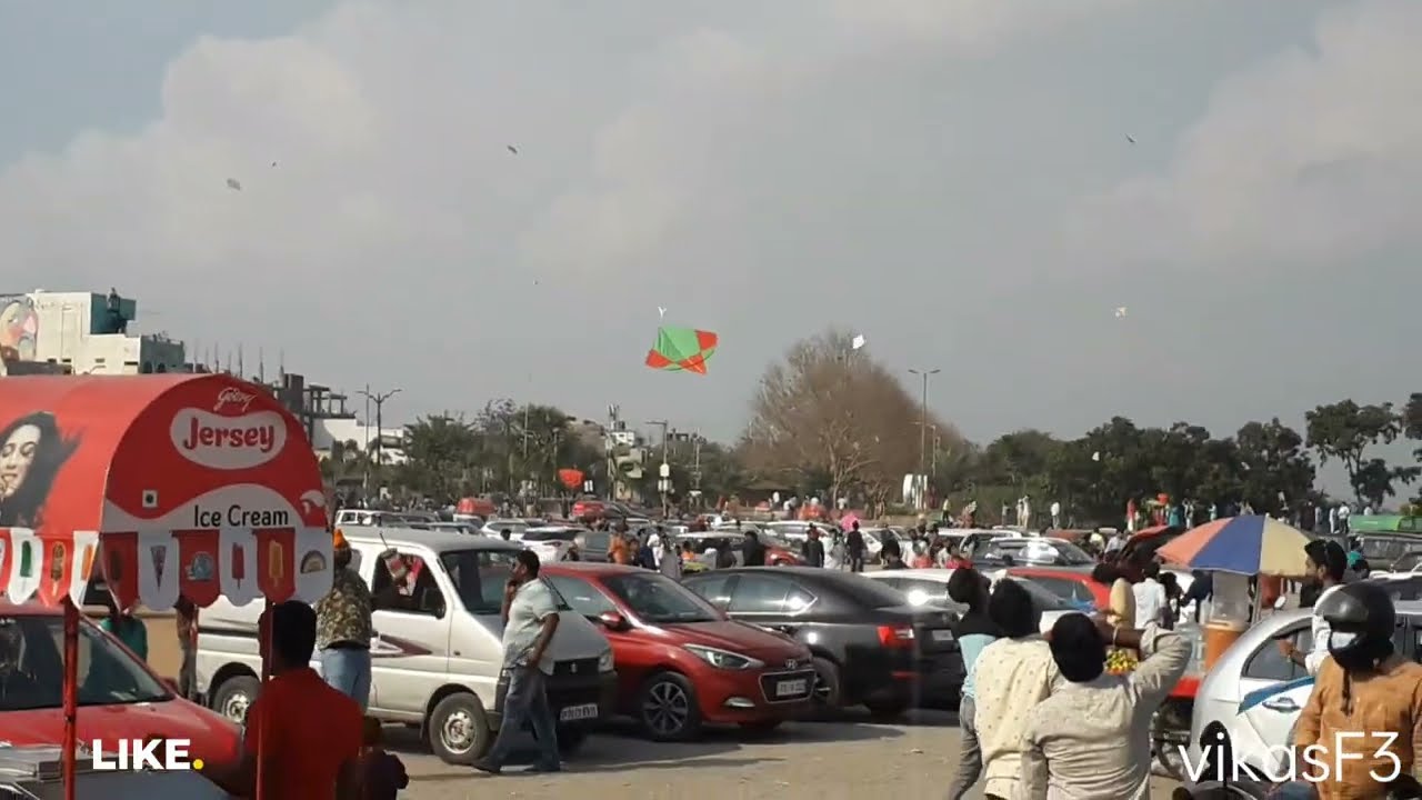 Best Place for Kite Flying in Hyderabad on Sankranti is Peoples Plaza near to Hussain Sager Lake