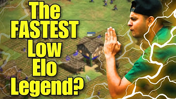 Who is the Fastest Low Elo Legend? !aboutme #AoE2