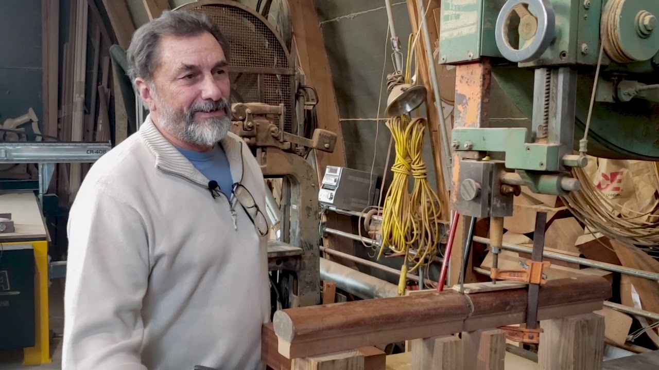 Shop tour part 2 tangent handrail face mold and bandsaw