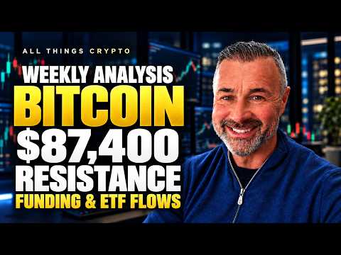 Bitcoin Weekly Analysis: $87,400 Resistance, Funding and ETF Flows