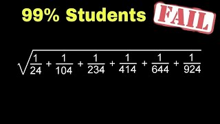 99% Students Fail! | Can You Simplify This Radical Expression? | Math Olympiad Questions