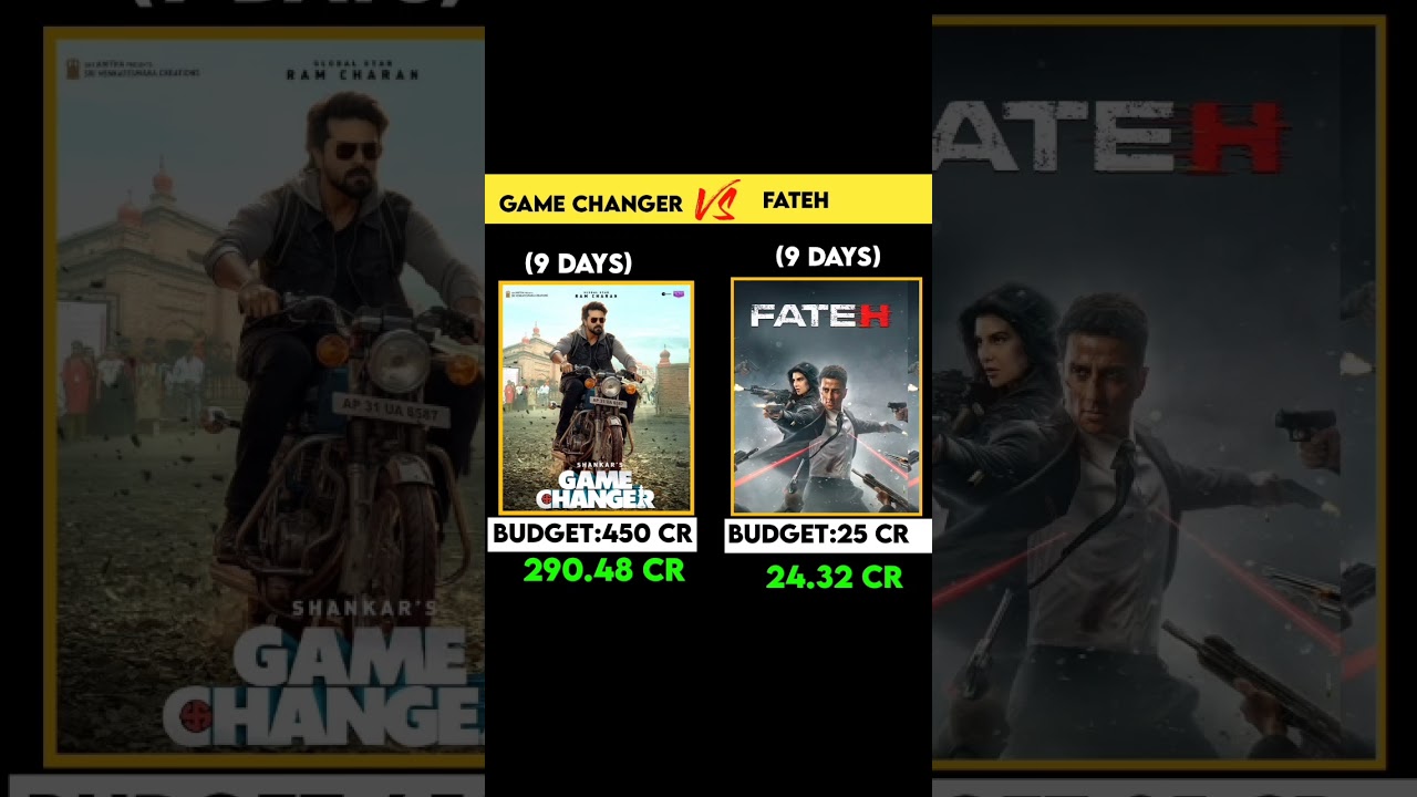 game changer 9 days worldwide box office collection|Fateh 9 days box office collection