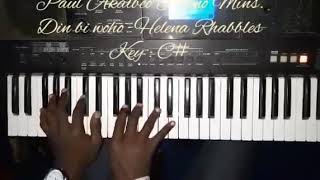 Din Bi Woho _Ghana Gospel Worship Piano Chords screenshot 1