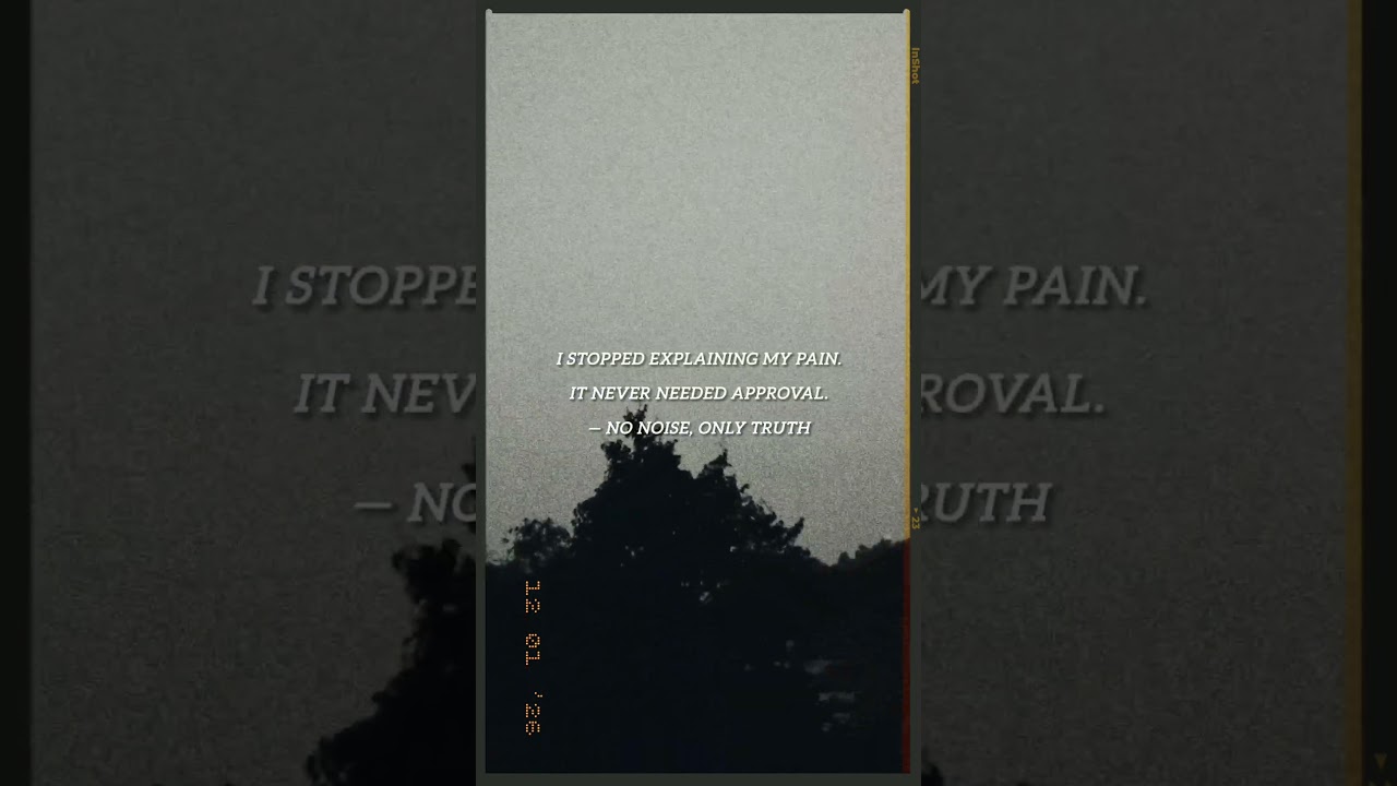 stop 🛑 explaining yourself 