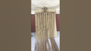 Making the KKIBO Bea Macrame Market Bag: Working the Front Panel, part 1