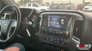 2014 - 2019 Chevrolet Silverado (RPO iO5 \& iO6) Apple CarPlay \& Android Auto (Wired \& Wireless)