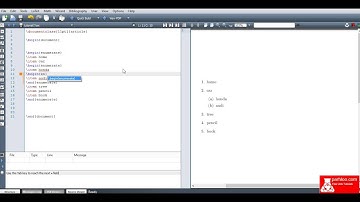 Latex Tutorials - Lists - Urdu/Hindi Tutorials (Parhloo.com)