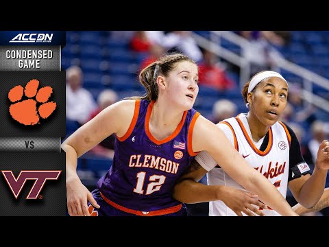 Va Tech Women'S Basketball - Virginia Tech vs. Clemson Condensed Game | ACC Women’s Basketball (2021-22)