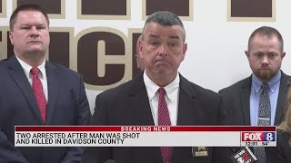 2 people awaiting extradition from Georgia after man killed in Davidson County