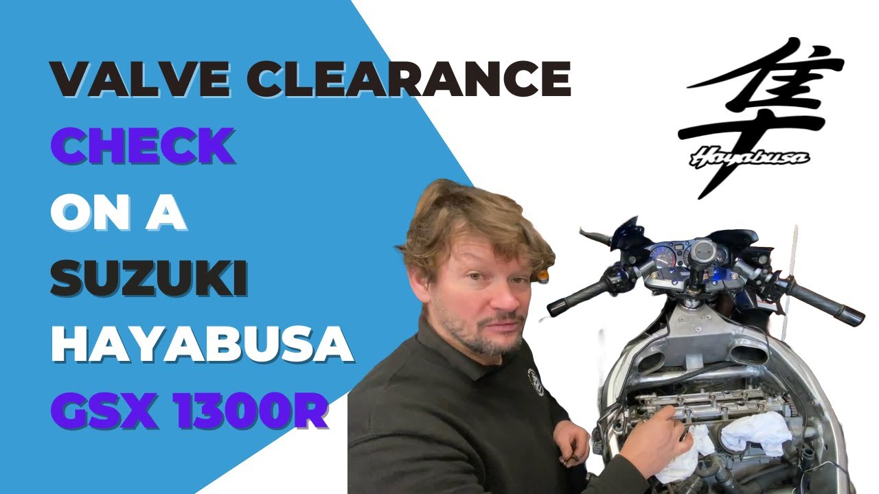 Checking the valve clearances on a Suzuki Hayabusa GSX 1300R Motorbike